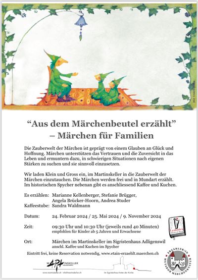 Aus dem Märchenbeutel erzählt